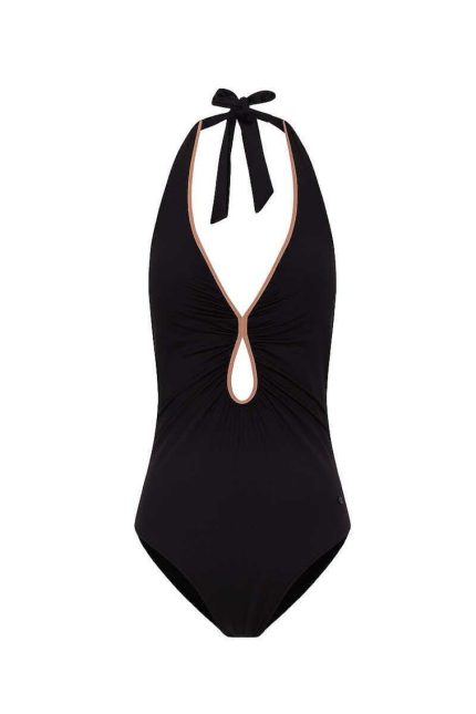 Mulher Fifty Outlet | Fato De Banho Redutor Halter Preto
